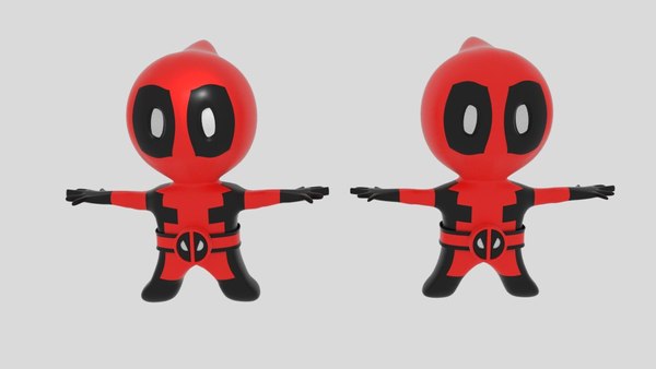 Characters Deadpool 3D Models for Download | TurboSquid