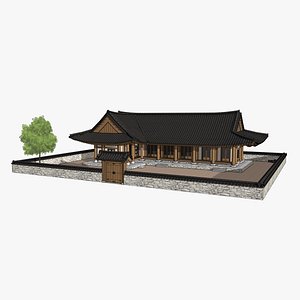 Korean Traditional House Hanok-v2017 model