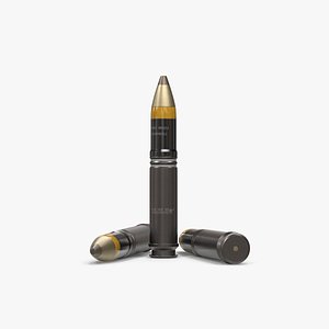 3D Bullet 30x113 model