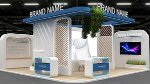3D exhibition stall booth-450