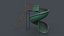 PBR Modular Outdoor Spiral Tube Slide C 3D model