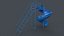 PBR Modular Outdoor Spiral Tube Slide C 3D model