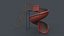 PBR Modular Outdoor Spiral Tube Slide C 3D model