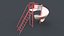 PBR Modular Outdoor Spiral Tube Slide C 3D model
