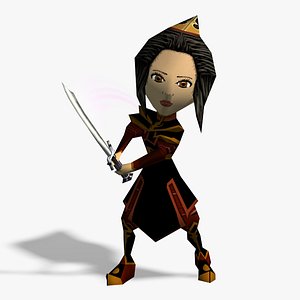3D rigged sword