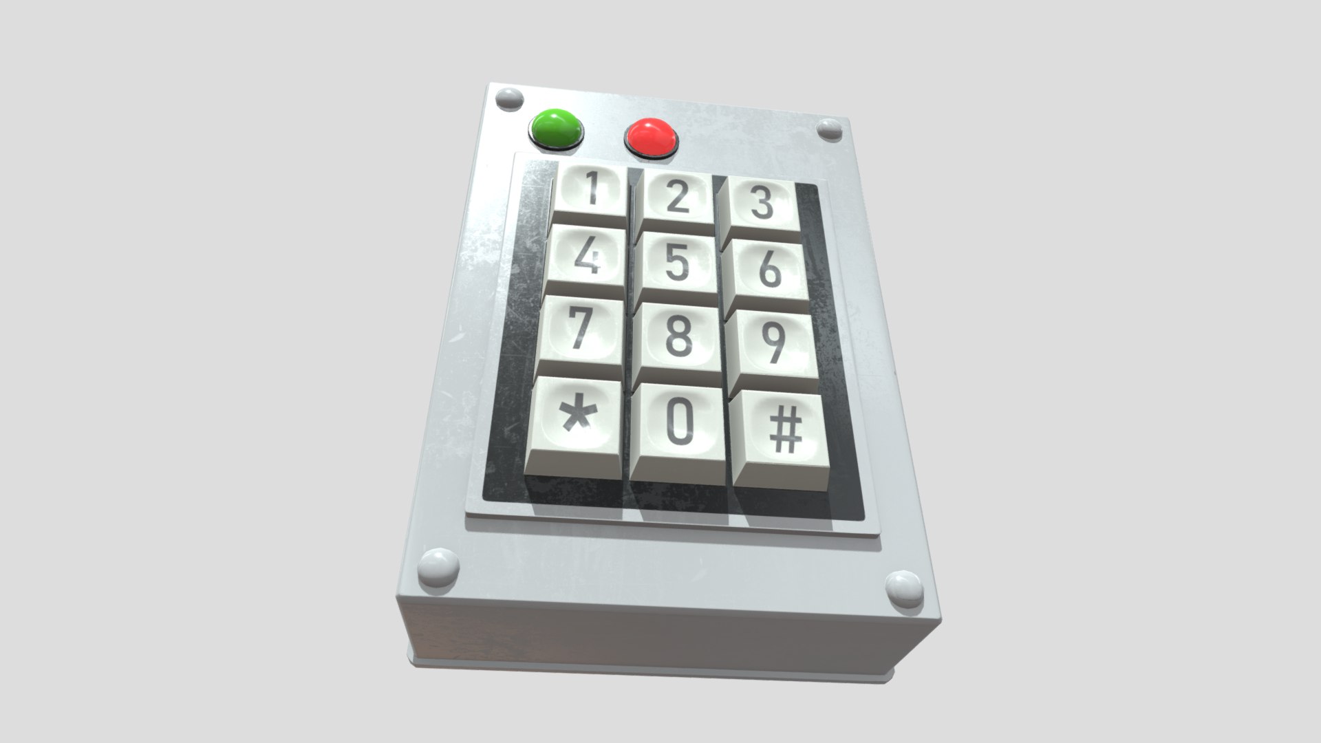 Free CC0 - Keypad Door Lock 3D Model - TurboSquid 2196082