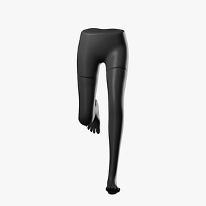 Running Female Legs 3D