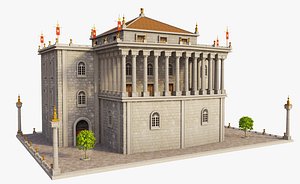 Ancient Roman Building model