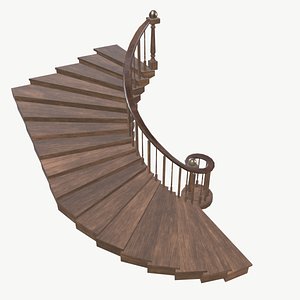 Spiral StairCase 3D model