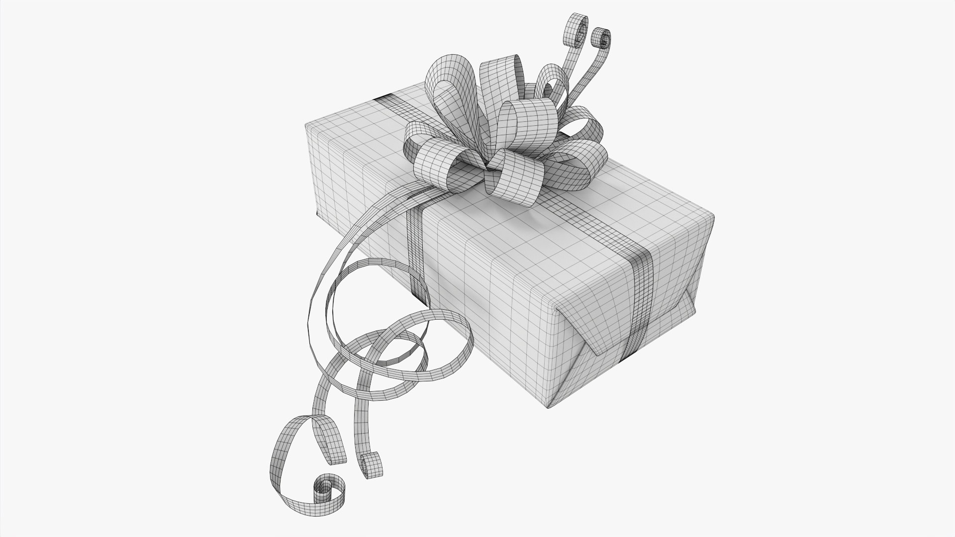 Gift Box With Ribbon 01 3D Model - TurboSquid 1861513