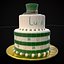Lucky Tiered Clover Cake