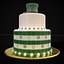 Lucky Tiered Clover Cake