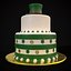 Lucky Tiered Clover Cake