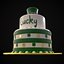 Lucky Tiered Clover Cake