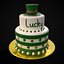 Lucky Tiered Clover Cake