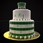 Lucky Tiered Clover Cake