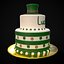 Lucky Tiered Clover Cake