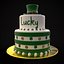Lucky Tiered Clover Cake