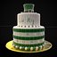 Lucky Tiered Clover Cake