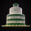 Lucky Tiered Clover Cake
