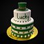 Lucky Tiered Clover Cake