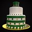 Lucky Tiered Clover Cake