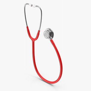 3D Stethoscope Red