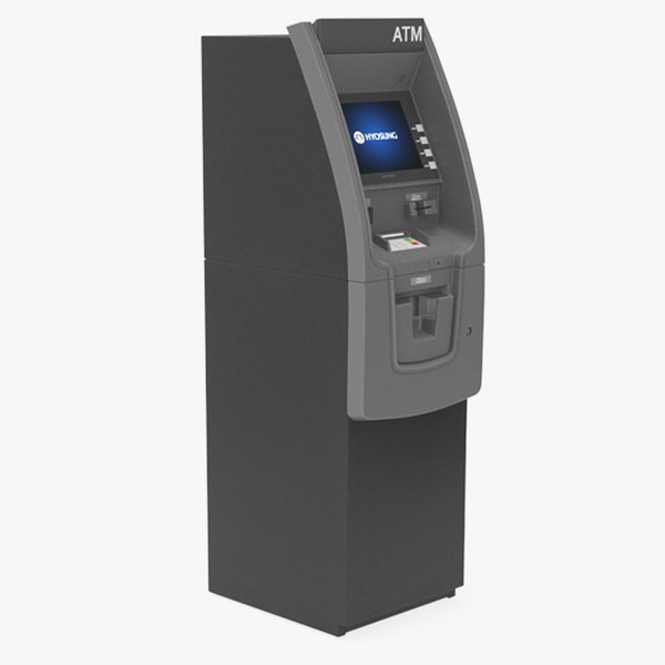 3D ATM Machine Hyosung model