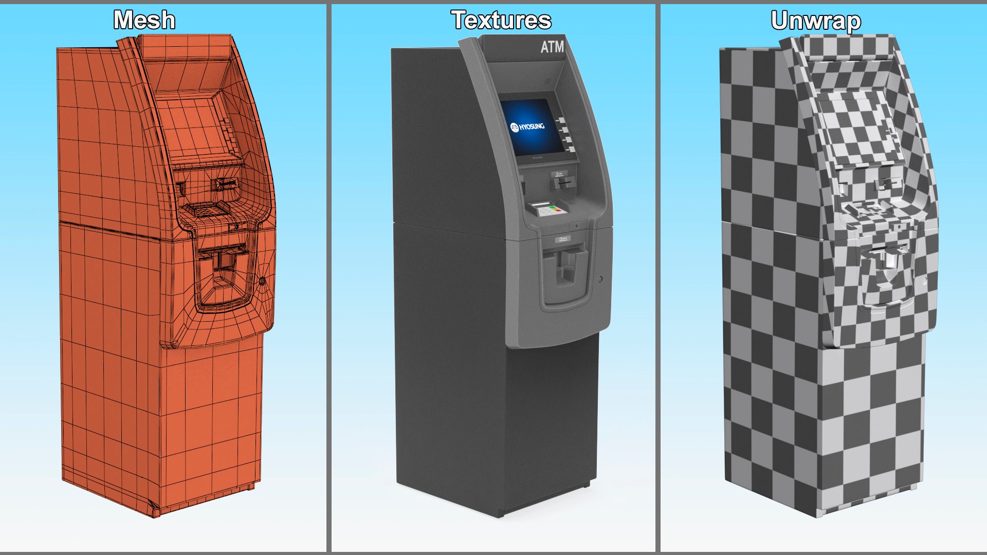 3D ATM Machine Hyosung model https://p.turbosquid.com/ts-thumb/VO/NuYTk6/zt/atmmachinehyosungc4dmodel012/jpg/1705567468/1920x1080/fit_q87/875fbb5cb8264d75fb3dbee08365fc2290167c87/atmmachinehyosungc4dmodel012.jpg
