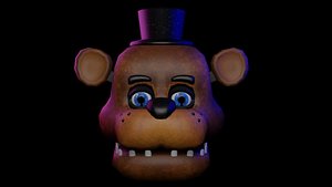 3D model Freddy from Five Nights at Freddys