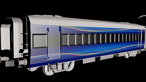 speed train 3d obj