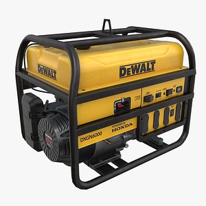 3D DeWalt Portable Commercial Generator