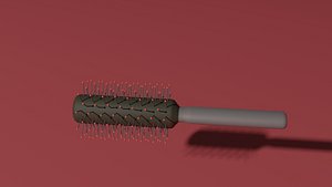 3D Round hair brush