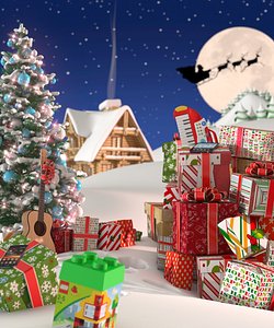 Christmas scenery