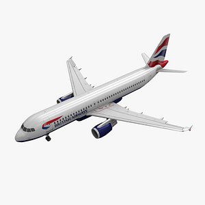 Airbus A320 British Airways Animated