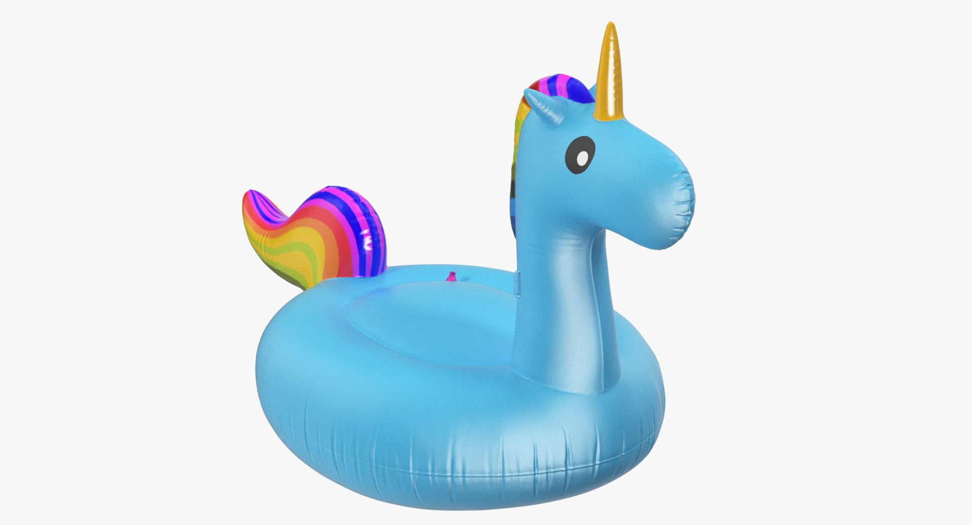 Unicorn Pool Float 3D model preview