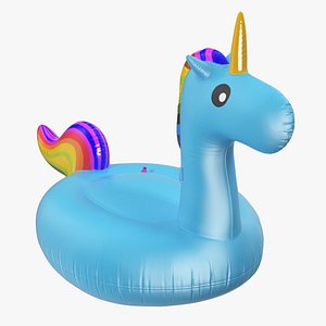 unicorn pool float 3D model