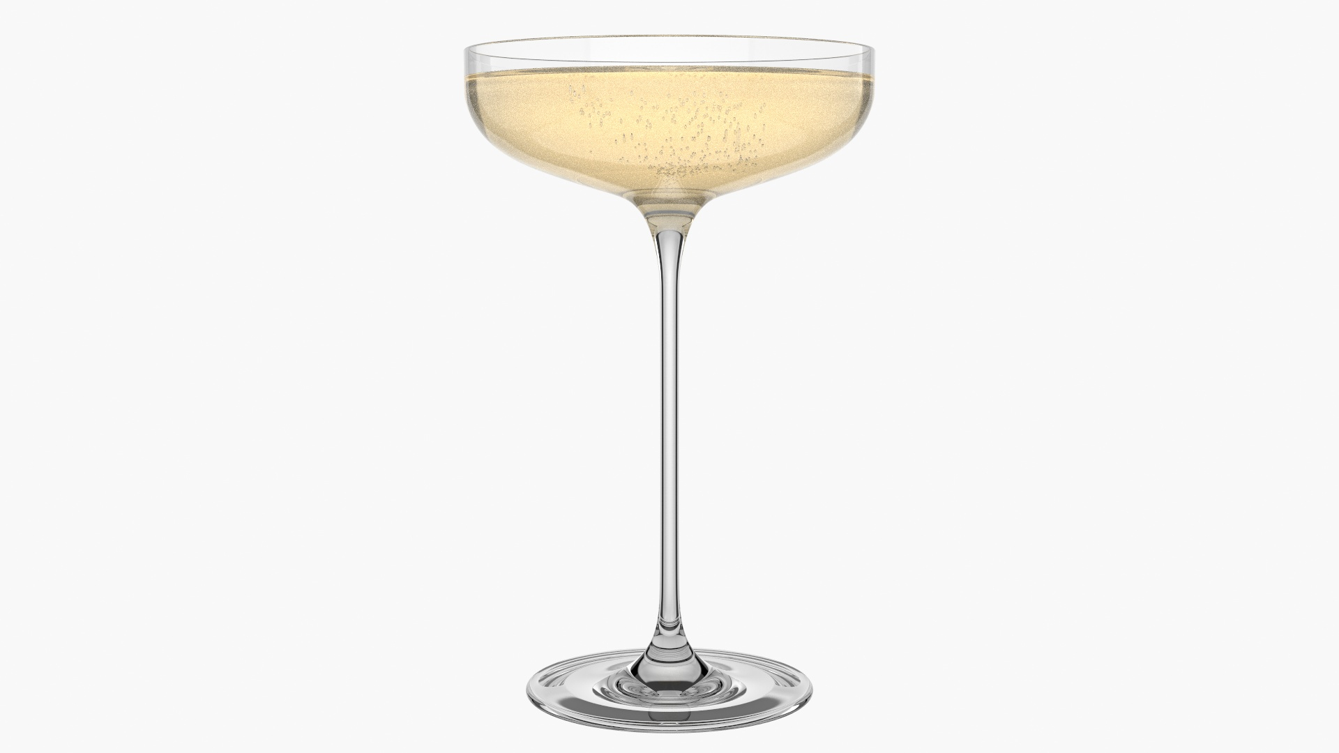 3D Coupe Champagne Glass - TurboSquid 1825203