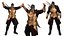 Realistisches manipuliertes Warrior-Scott-3D-Modell