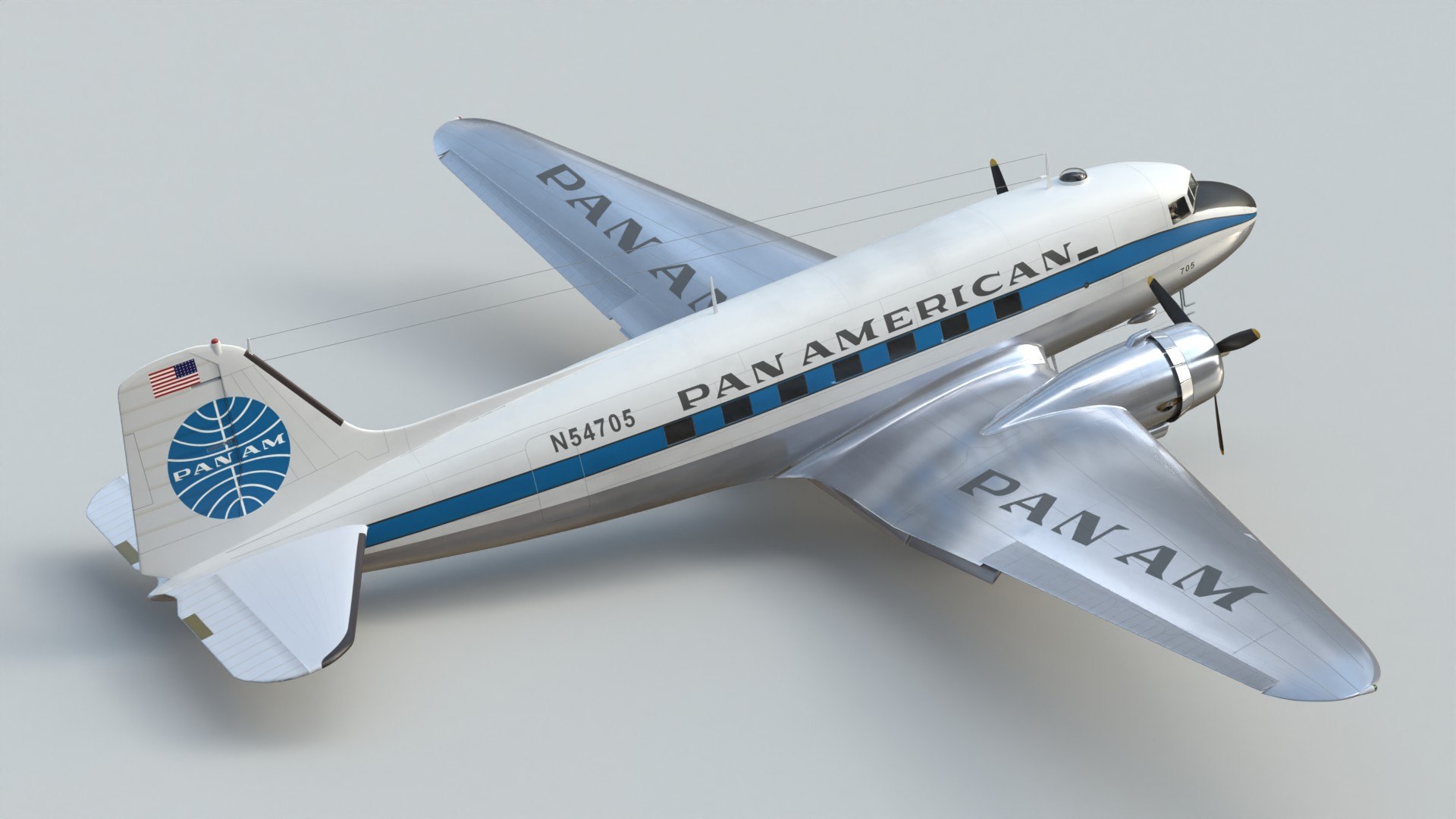 3D PAN AM DC3 Dakota SC model https://p.turbosquid.com/ts-thumb/VO/oxD0j5/Ah/dc3papr7/jpg/1753351260/1920x1080/fit_q87/c285340027fb8a824a30488278c42cbd1f8cb37d/dc3papr7.jpg