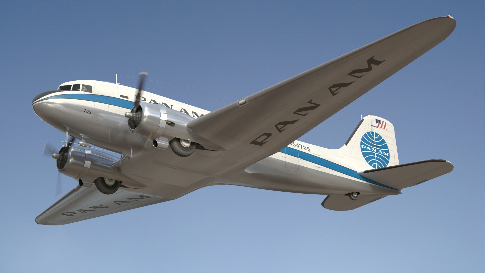 3D PAN AM DC3 Dakota SC model https://p.turbosquid.com/ts-thumb/VO/oxD0j5/S7/dc3papr15/jpg/1753351263/1920x1080/fit_q87/240a1d4efffcaedddedb33d644afa46b0a14b2f6/dc3papr15.jpg