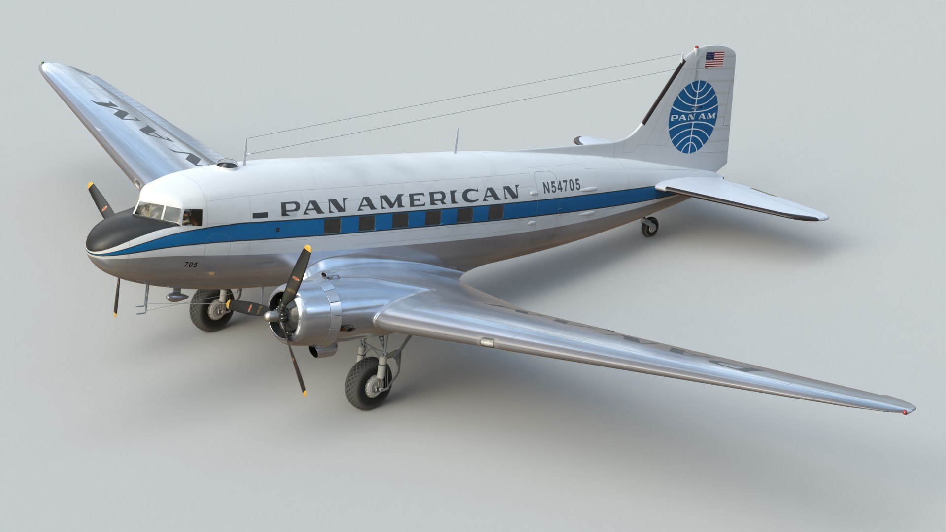 3D PAN AM DC3 Dakota SC model https://p.turbosquid.com/ts-thumb/VO/oxD0j5/m5/dc3papr8/jpg/1753351260/1920x1080/fit_q87/a87f16208e1585a432342d2599190c425076c4ac/dc3papr8.jpg