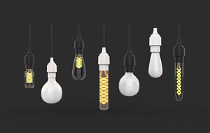 3D Hand Drawn Set 3D model