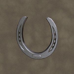 3d horseshoe new zipped model