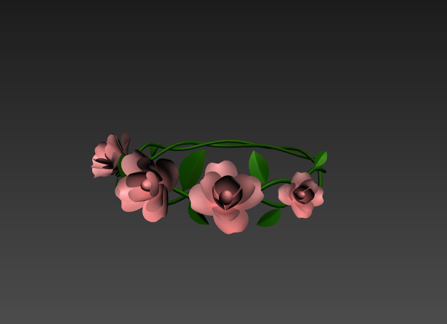 Floral Crown Model - TurboSquid 1435624