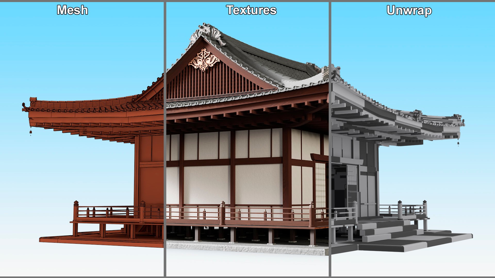 3D Japan Traditional House model https://p.turbosquid.com/ts-thumb/VP/25YyaZ/Xw/japantraditionalhouse3dmodel014/jpg/1725569552/1920x1080/fit_q87/ac04f689f6c54047038c8bd09d7ab017cb38aae9/japantraditionalhouse3dmodel014.jpg