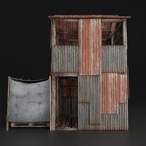 house abandoned slum model