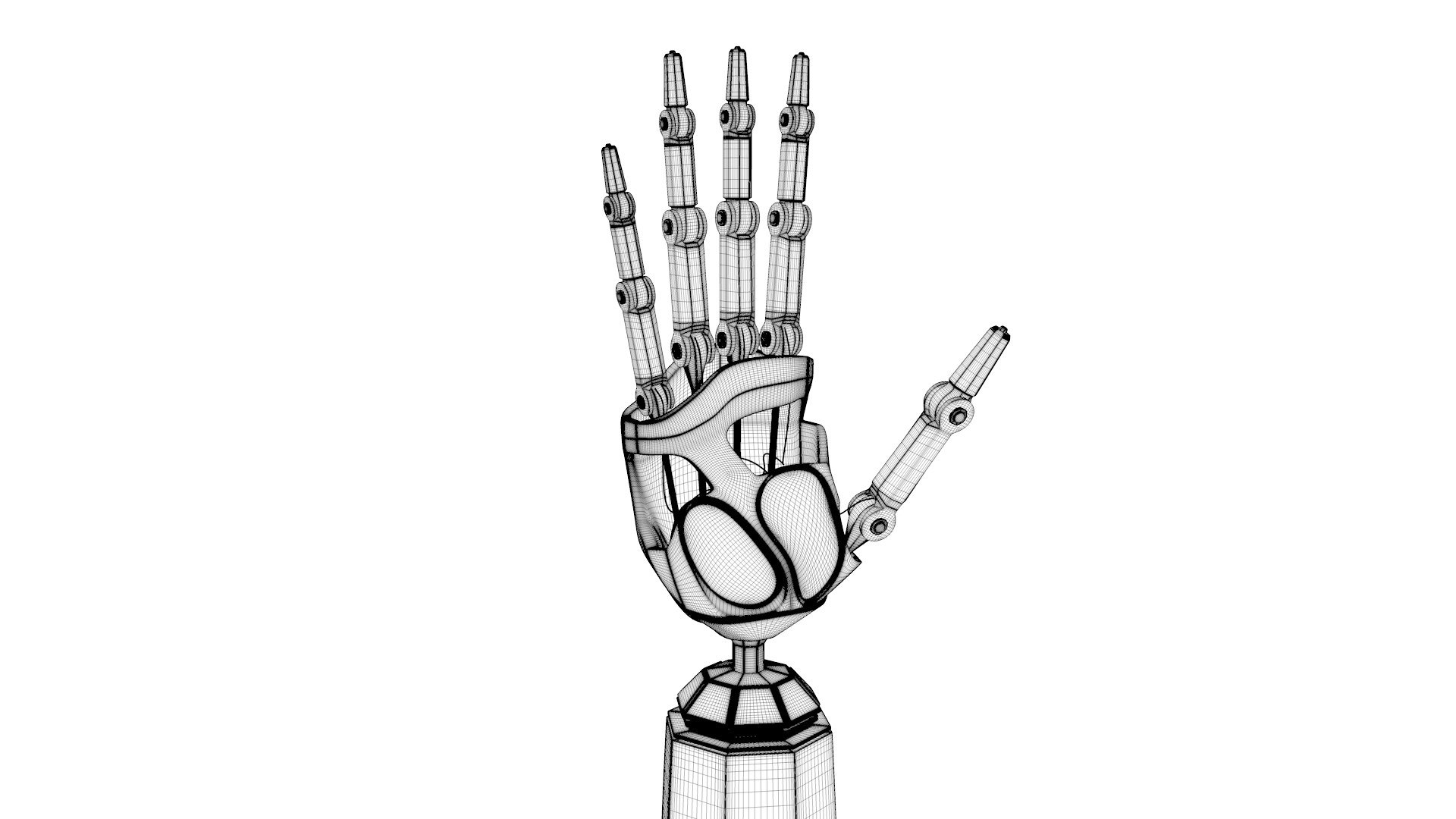 Robot Hand Rigged 3D Model - TurboSquid 1756584