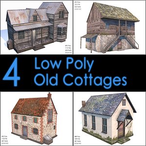 3d cottage old model