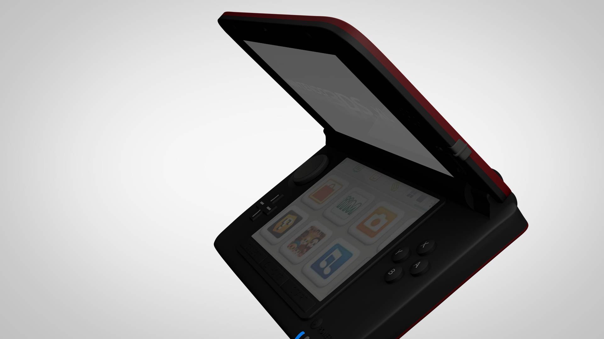 modeled nintendo 3dsxl 3d model